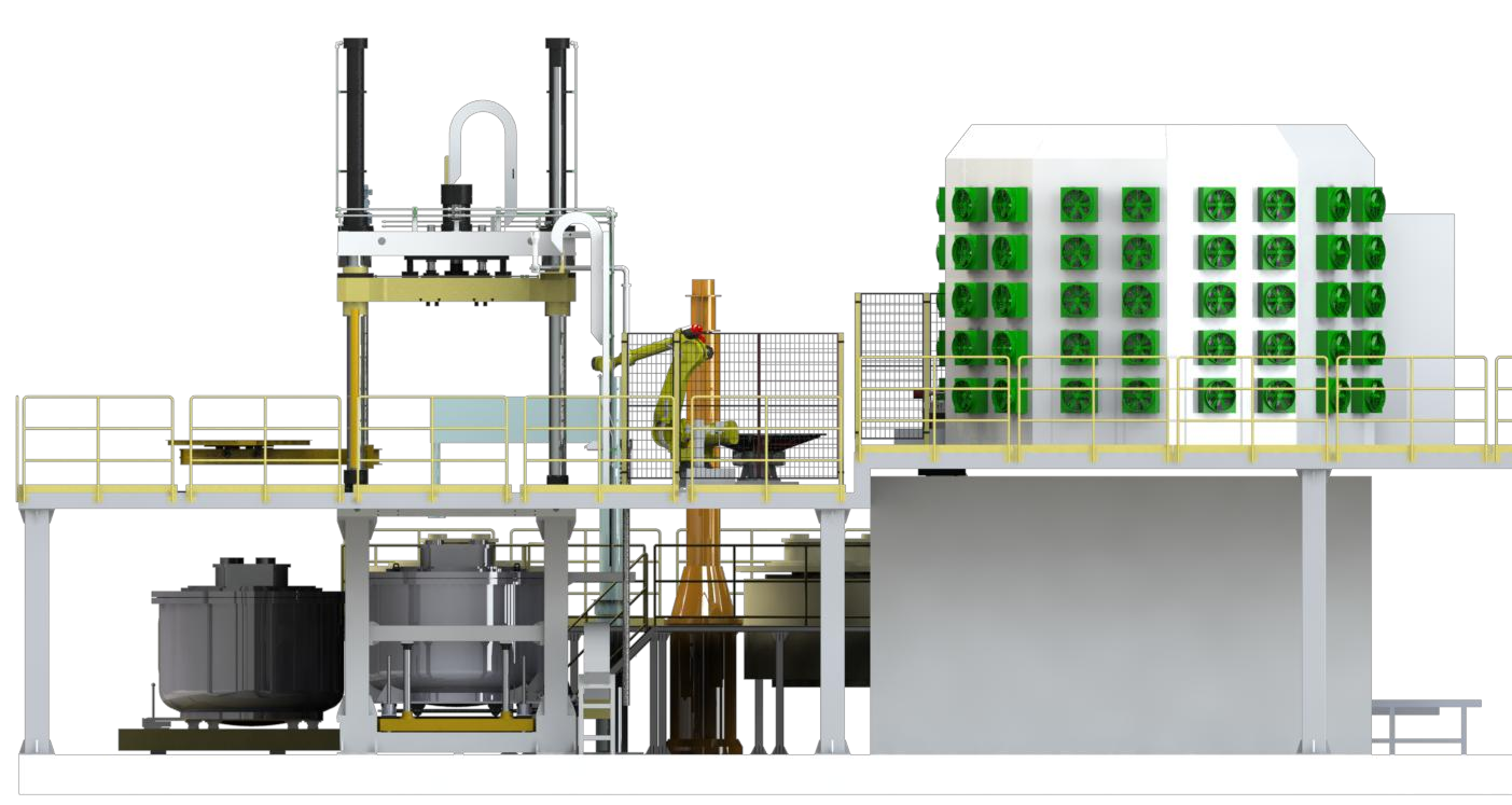 Low Pressure Die Casting Unit