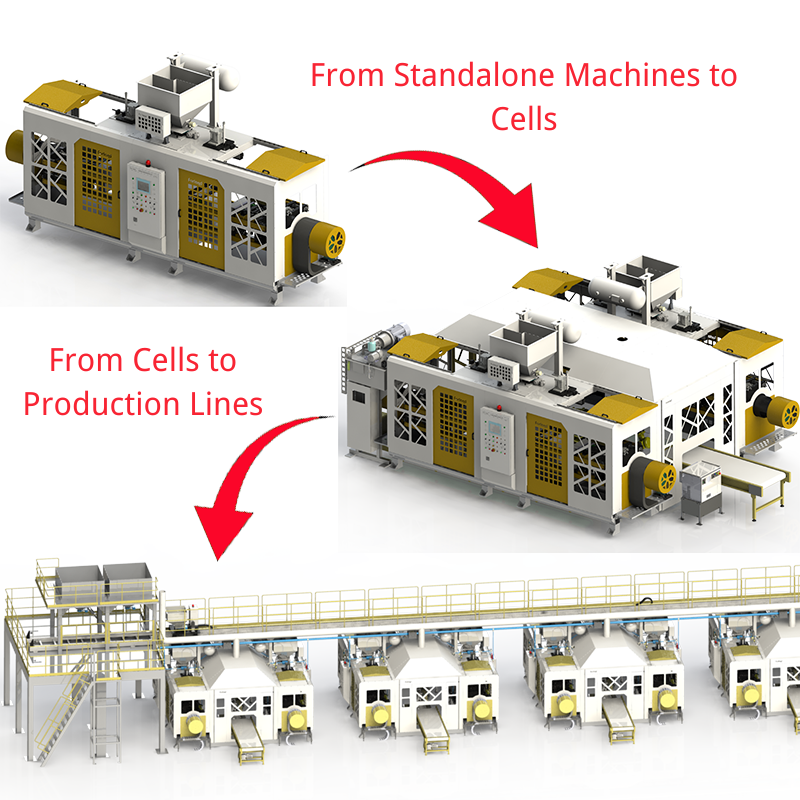 Vertical Type Hot Box Core Shooter Production Line