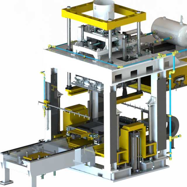 Cold Box Core Shooter Machine