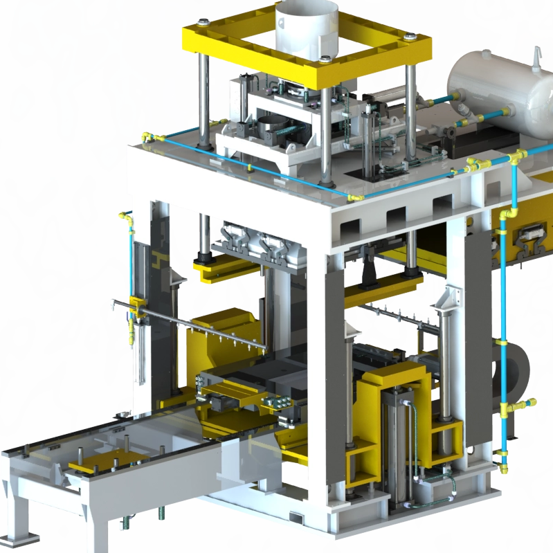 Cold Box Core Shooter Machine