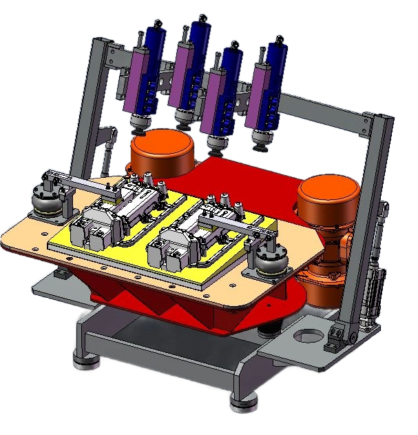 Automated foundry equipment for sand core removal